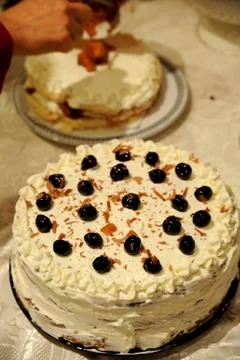 Cake dressing Stock Photos