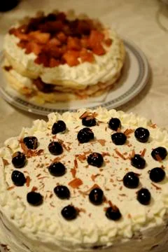 Cake dressing Stock-Fotos