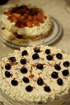 Cake dressing Stock Photos