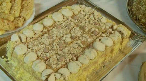 Cake, Flan Video stock 492311