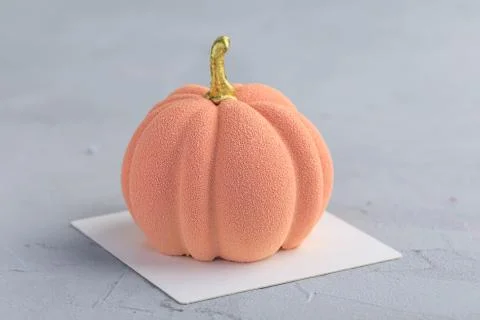 Cake in the form of pumpkin. Mini cake Фото