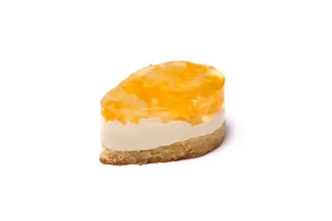 Cake with fruit jelly Stock Photos