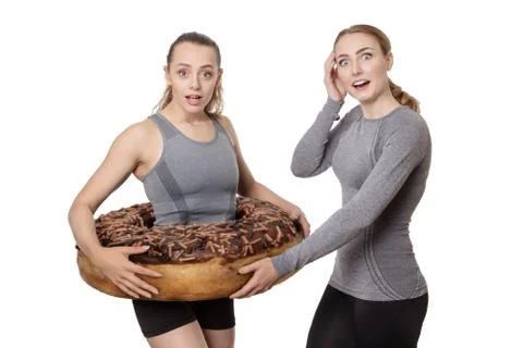 Cake going on my hips Foto stock