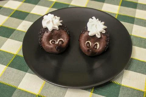 Cake hedgehogs Stock Photos