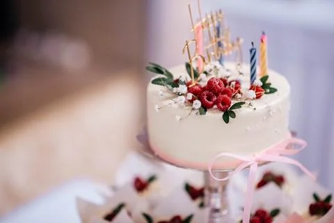 Cake for the holiday Stock Photos
