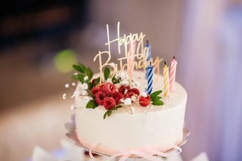 Cake for the holiday Stock Photos
