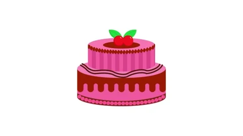 Cake icon animation for motion graphics. Foods and Drinks Icons Stock Footage 147743206