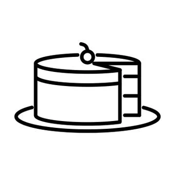Cake Icon Stock Illustration