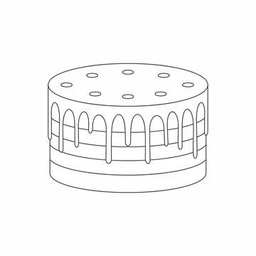 Cake icon Stock Illustration