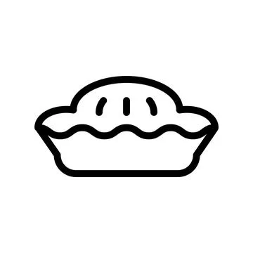 Cake icon template Illustrazione stock