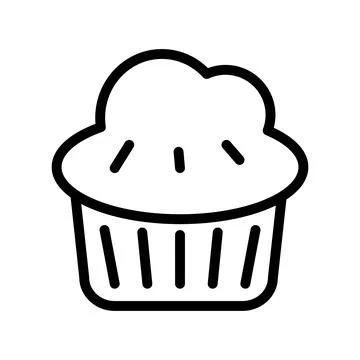 Cake icon template Stock Illustration