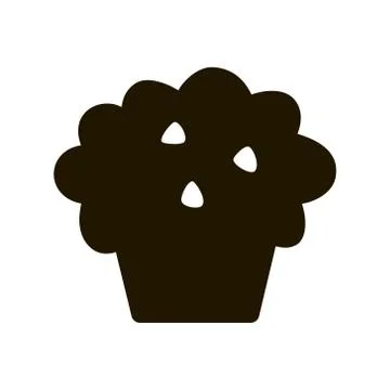 Cake icon in trendy flat style isolated. EPS 10. Stock Illustration