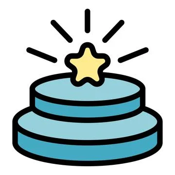 Cake icon vector flat 스톡 일러스트