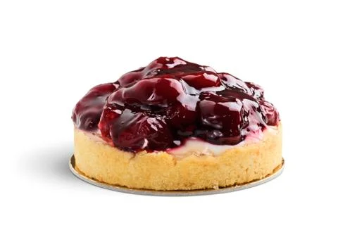 Cake with jam Stock Photos