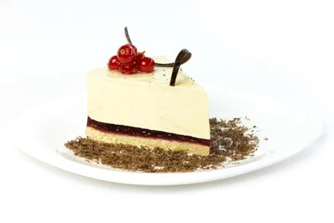 Cake with jam Foto stock