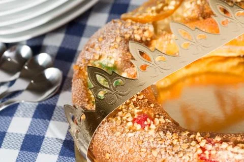 Cake of kings Stock-Fotos