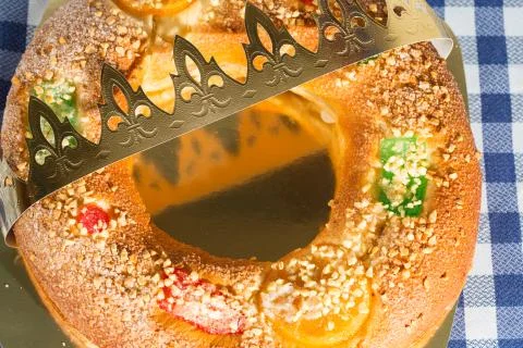 Cake of kings Stock Photos