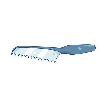 Cake knife Stock Illustration