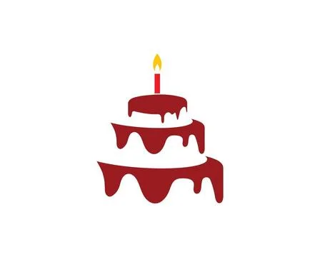 Cake logo vector ilustration Cake logo vector ilustration template Copyrig... Stock Photos