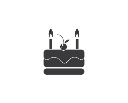 Cake logo vector ilustration Stock Illustration