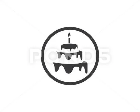 Cake Logo Vector Symbol Card Design Vector, Symbol, Card, Design PNG and  Vector with Transparent Background for Free Download