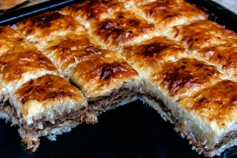 Cake with meat Stock Photos