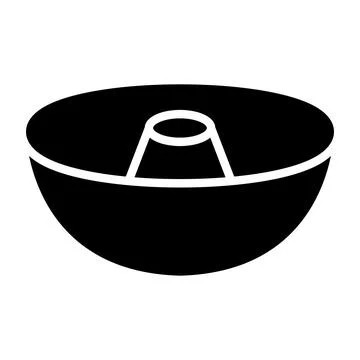 Cake mold Vector Icon Design Illustration Illustrazione stock
