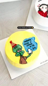 Cake is my therapy Stock Photos