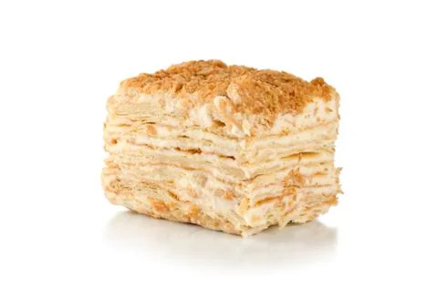 Cake napoleon Stock Photos