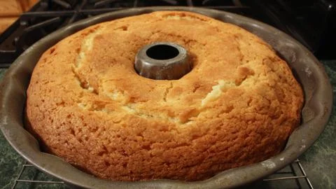 Cake In Pan Stock Photos