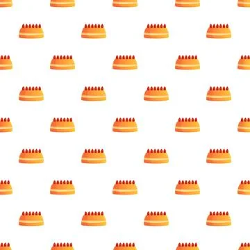 Cake pattern creating sweet dessert background design 스톡 일러스트