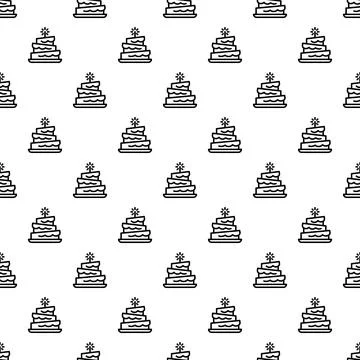 Cake pattern with sparkler icon for celebration background Stock Illustration