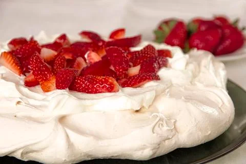 Cake Pavlova Stock Photos