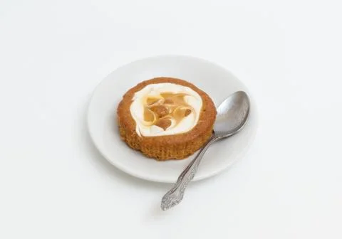 Cake on plate Stock Photos