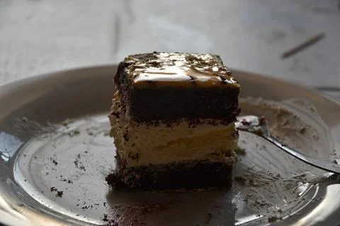 Cake on a plate Stock Photos