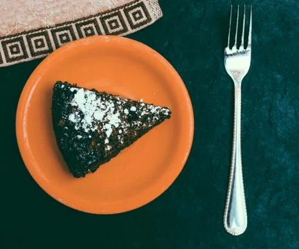 Cake On plate Stock Photos