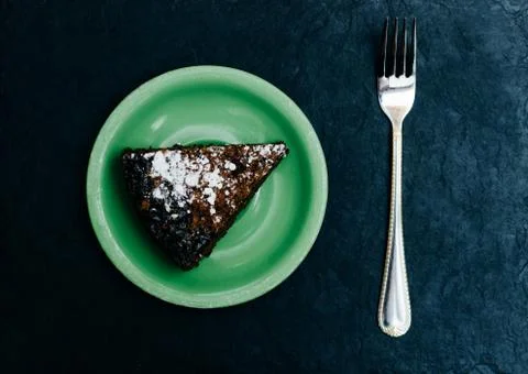 Cake On plate Stock Photos