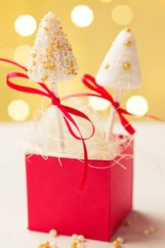 Cake pop trees Foto stock