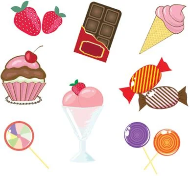 Cake pops Illustrazione stock