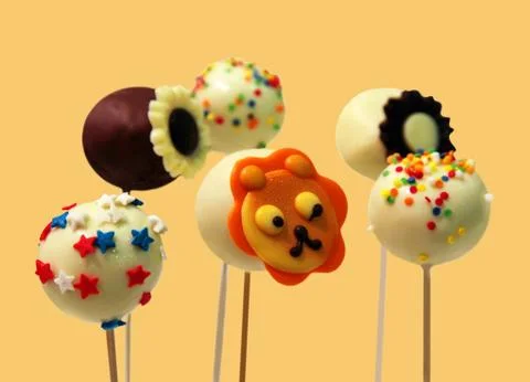 Cake pops Stock Photos