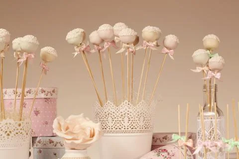 Cake pops Stock Photos