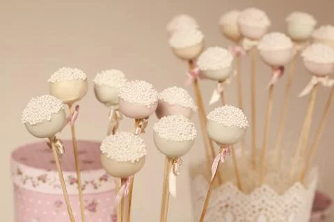 Cake pops Stock Photos