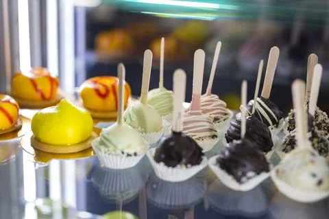 Cake pops. Stock Photos