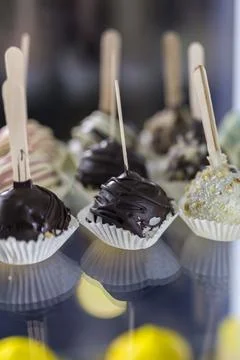 Cake pops. Stock Photos