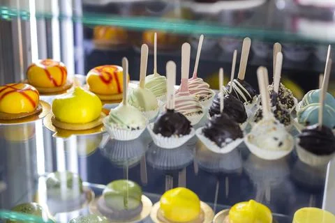 Cake pops. Stock Photos
