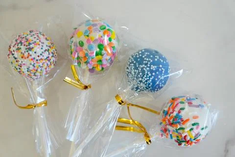 Cake pops Stock Photos