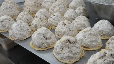 Cake preparations, cake, pastry chef, flour, pie, lush cake, kitchen, cookin Stock Footage 301767916