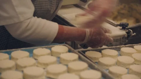 Cake Production Line, Candy Production Line, Cake production Line 스톡 동영상 337426471