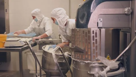 Cake Production Line Видео 337426389
