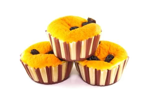 Cake of raisins Stock Photos